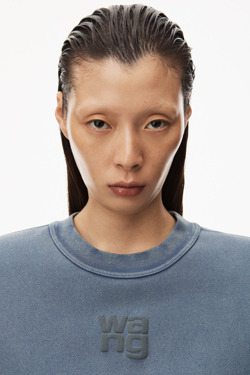 PUFF LOGO SWEATSHIRT IN STRUCTURED TERRY 5