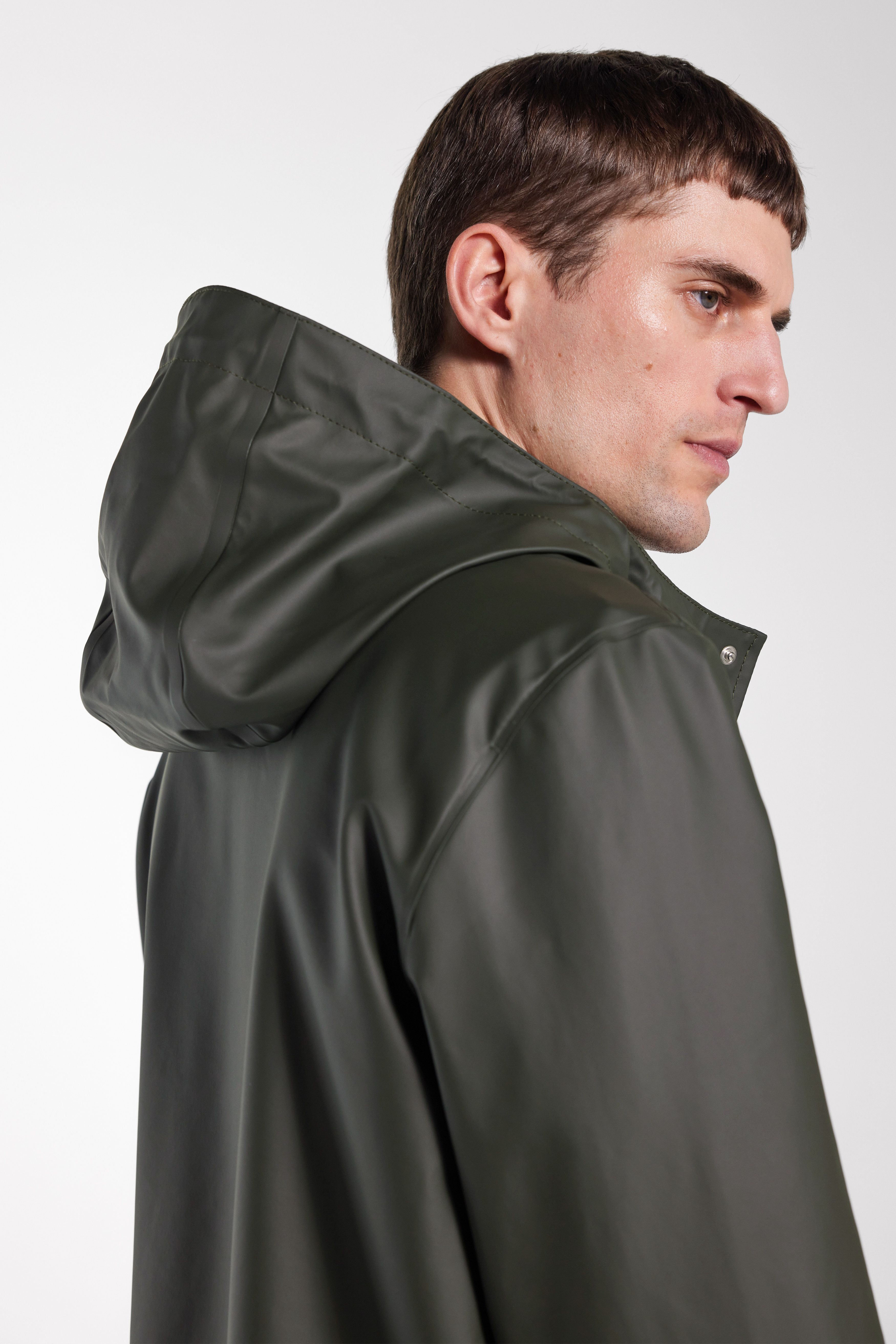 Stockholm Lightweight Raincoat Green - 2