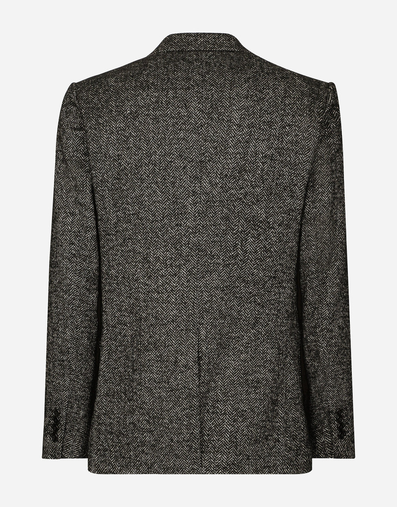 Single-breasted wool Portofino-fit jacket 8
