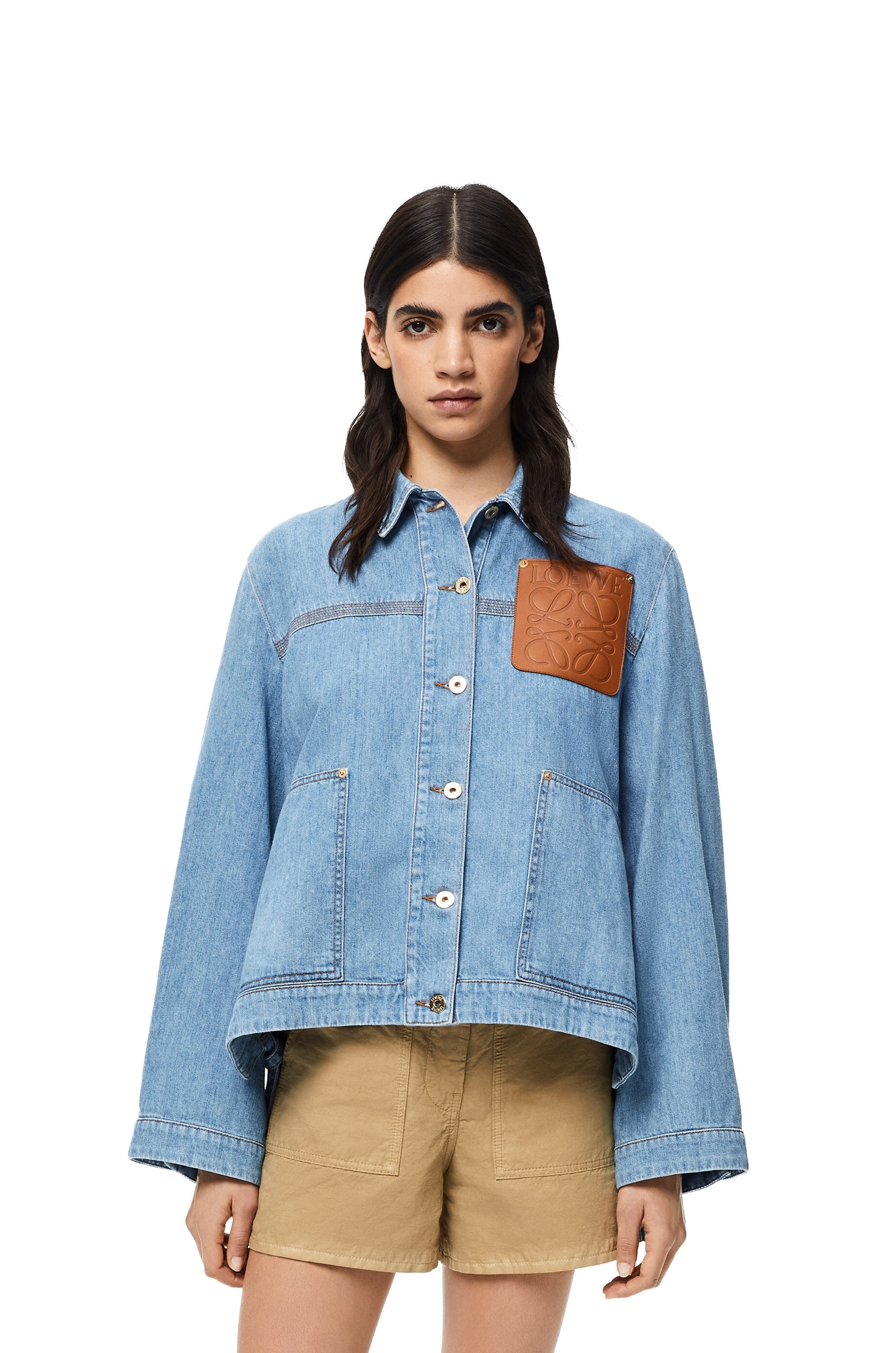 Workwear jacket in denim - 3