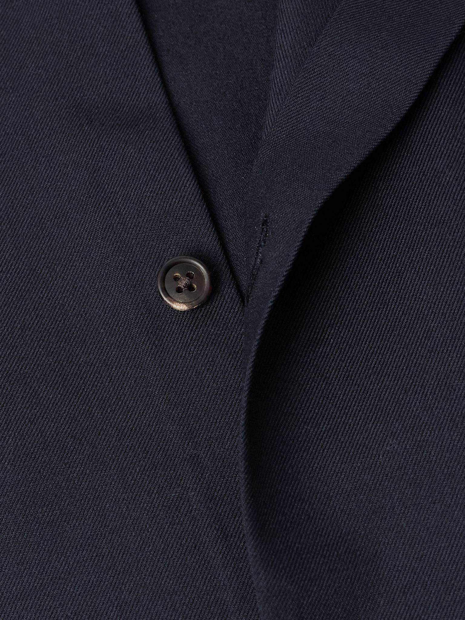 Beto Wool-Gabardine Shirt Navy - 2