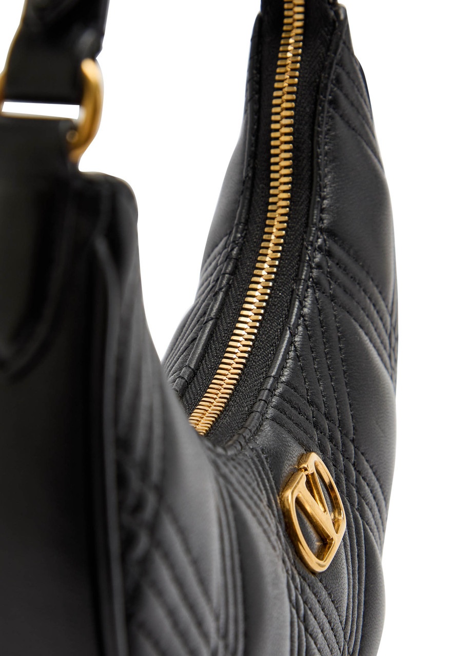 Valentino Garavani Hobo Quiltie 67 Mini Leather top Handle bag - 3