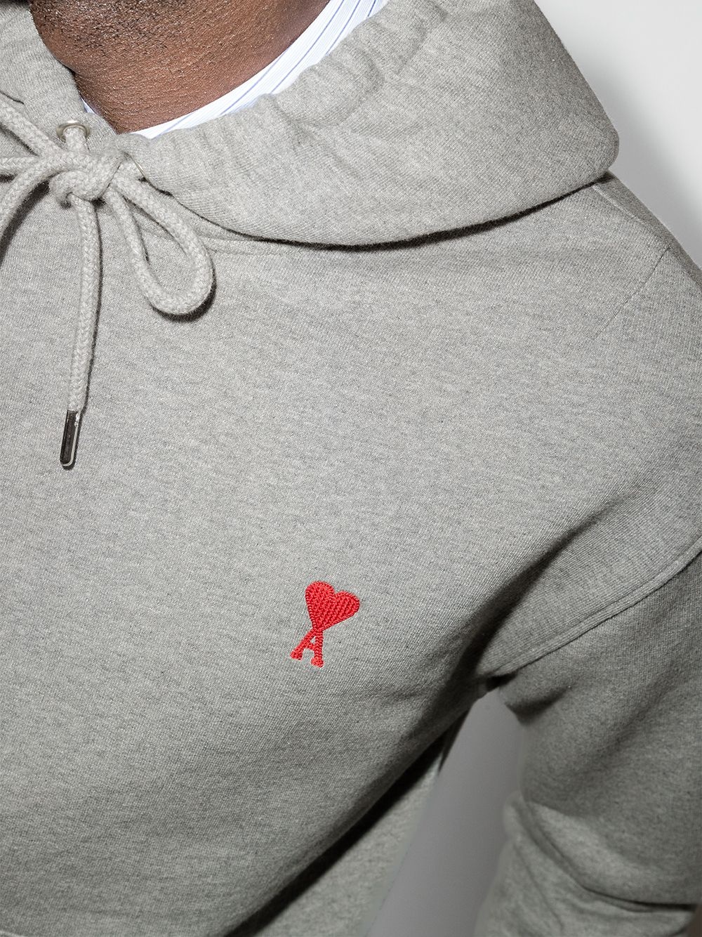 Ami Coeur logo-embroidered hoodie - 4