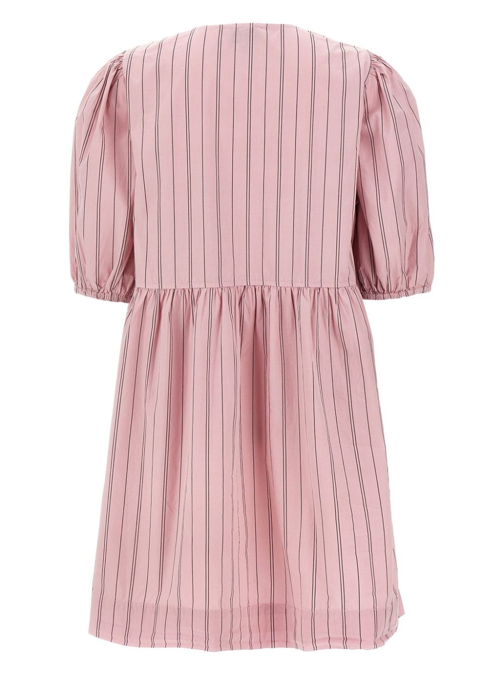 poplin bow dress - 2