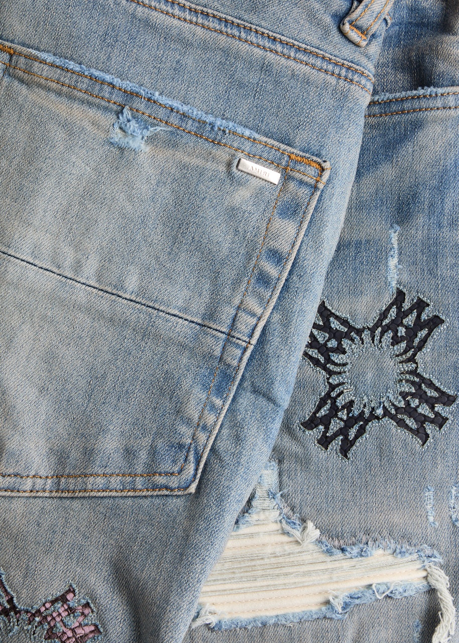 Amiri MA Quad MX1 Distressed Skinny Jeans - 5