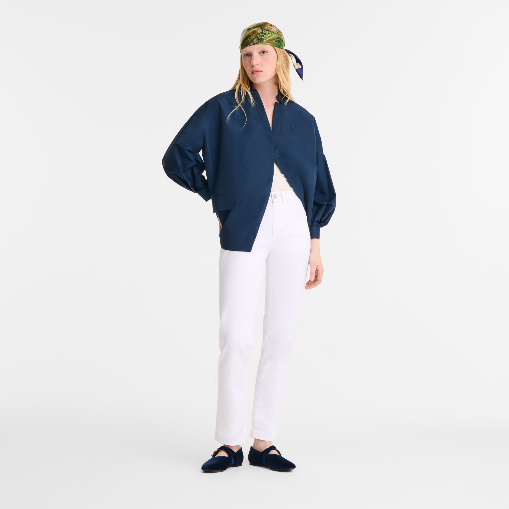 Trousers White - Gabardine - 2