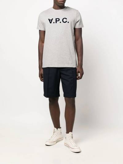 A.P.C. logo-print detail T-shirt outlook