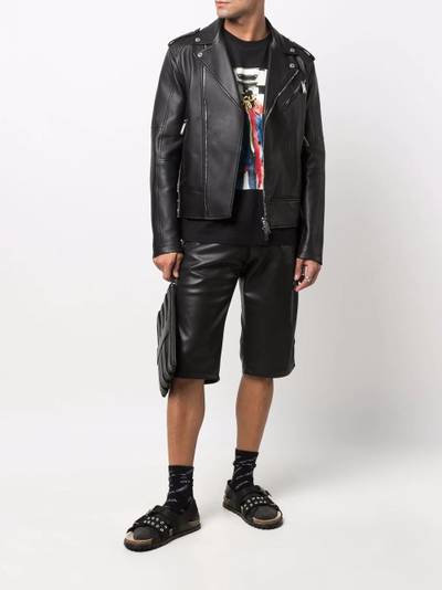 DSQUARED2 leather biker jacket outlook