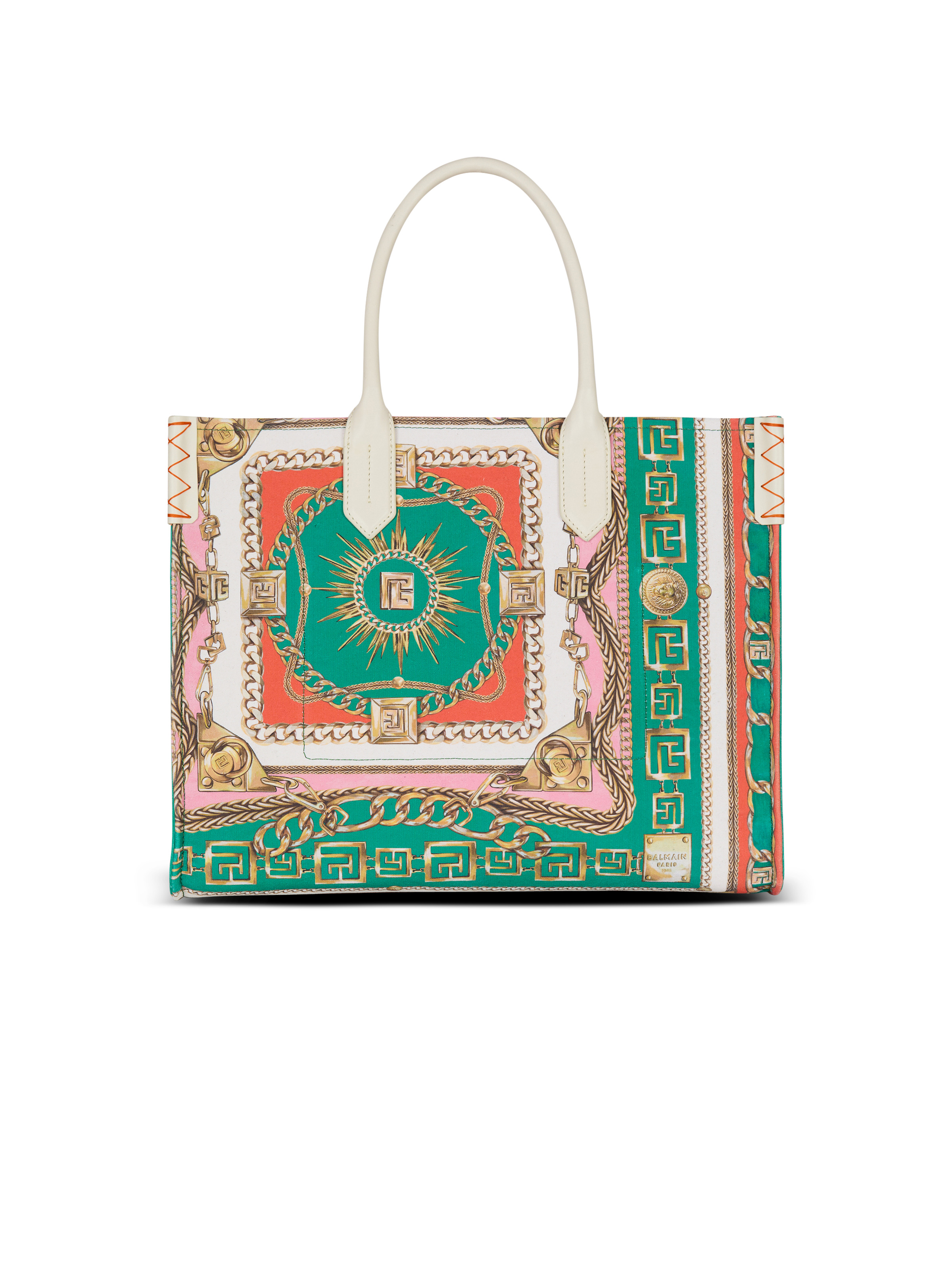 B-Army Medium tote bag in printed canvas - 4