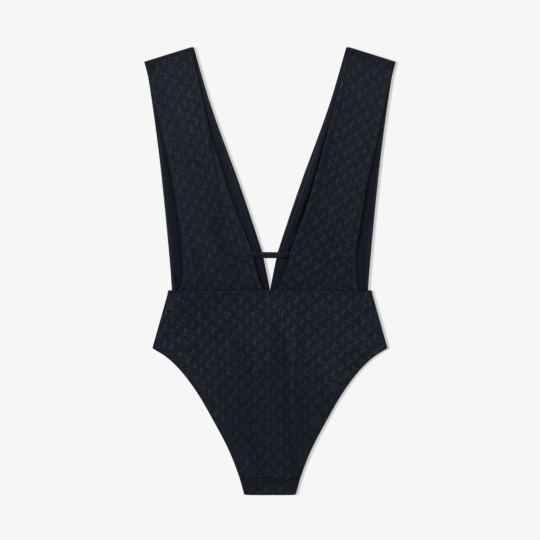Kosma
Black JC Monogram Recycled Nylon and Lycra Swimsuit - 5