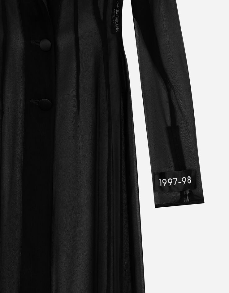 Silk chiffon duster coat - 9