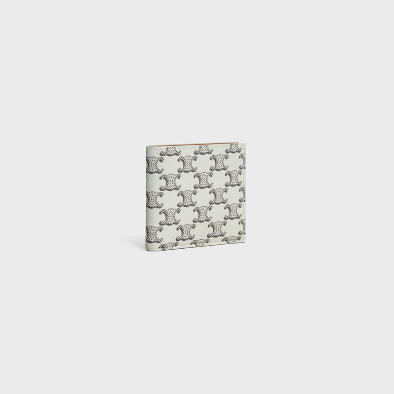 CELINE Bi-fold wallet in TRIOMPHE CANVAS outlook