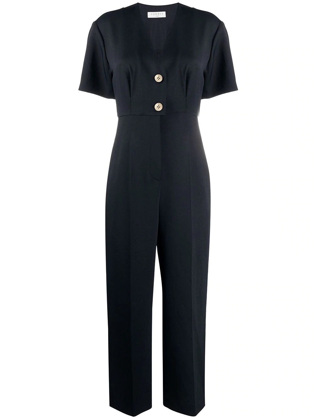 v-neck jumpsuit - 1