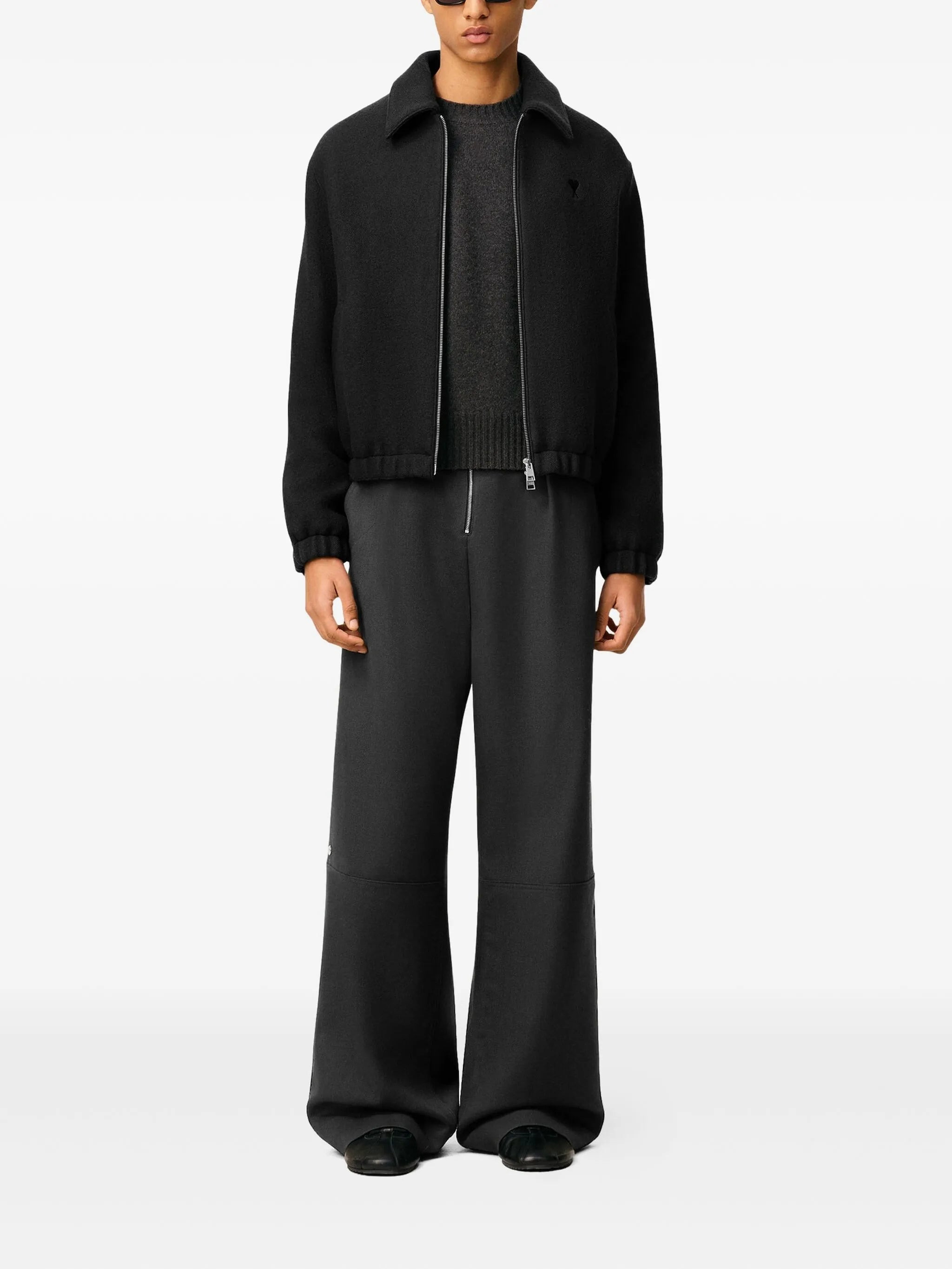 Ami Paris Ami De Coeur Zipped Jacket - 3