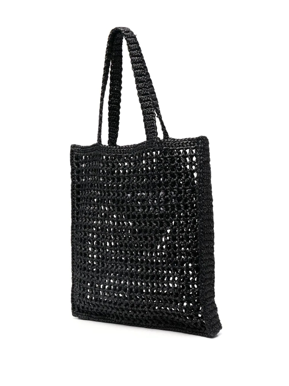 interwoven-design logo-print shoulder bag - 4