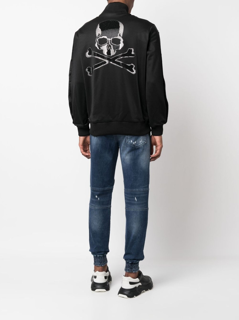 PHILIPP PLEIN appliqué-detail bomber jacket outlook