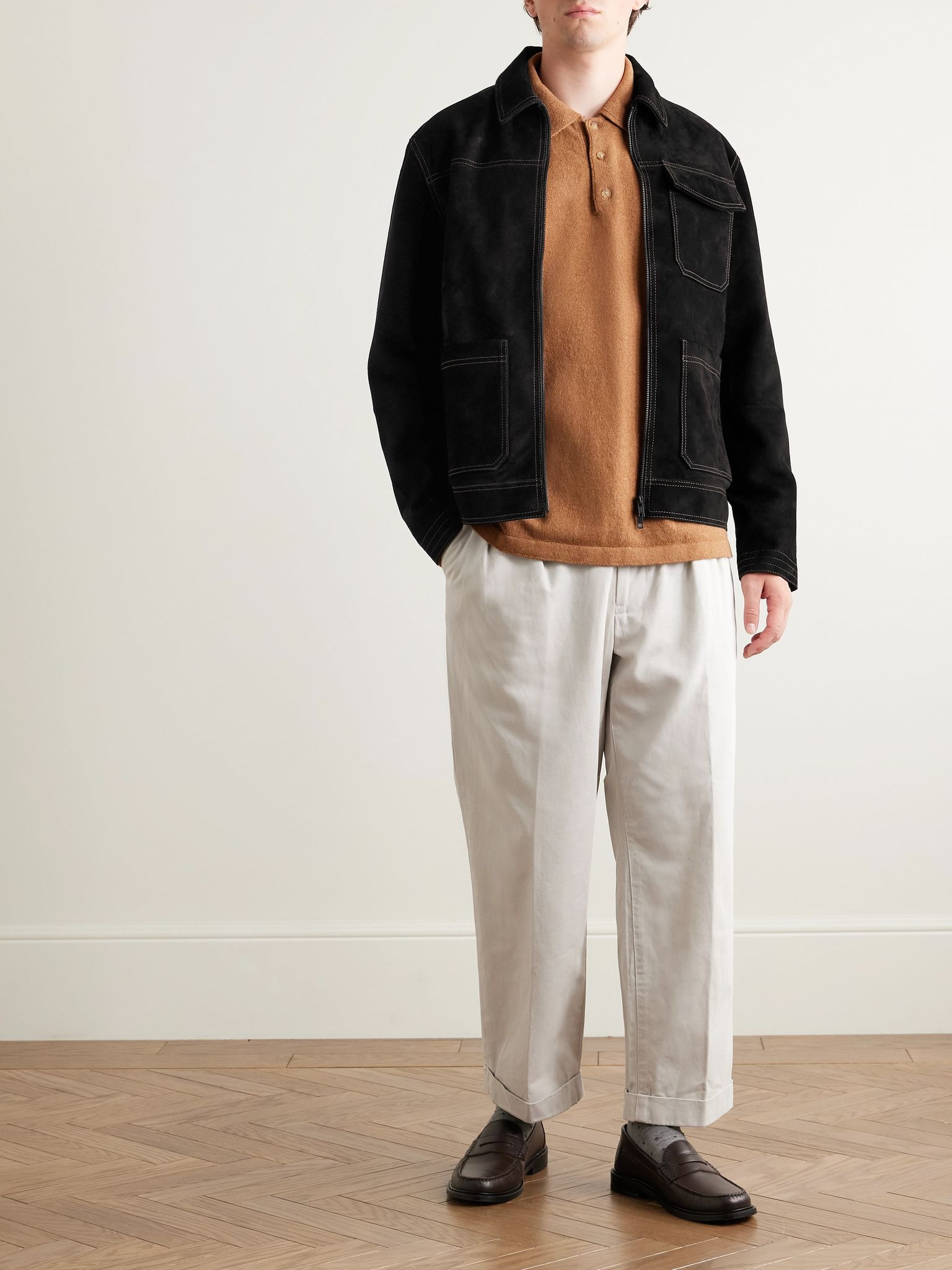 Hardwick Suede Jacket Black - 2