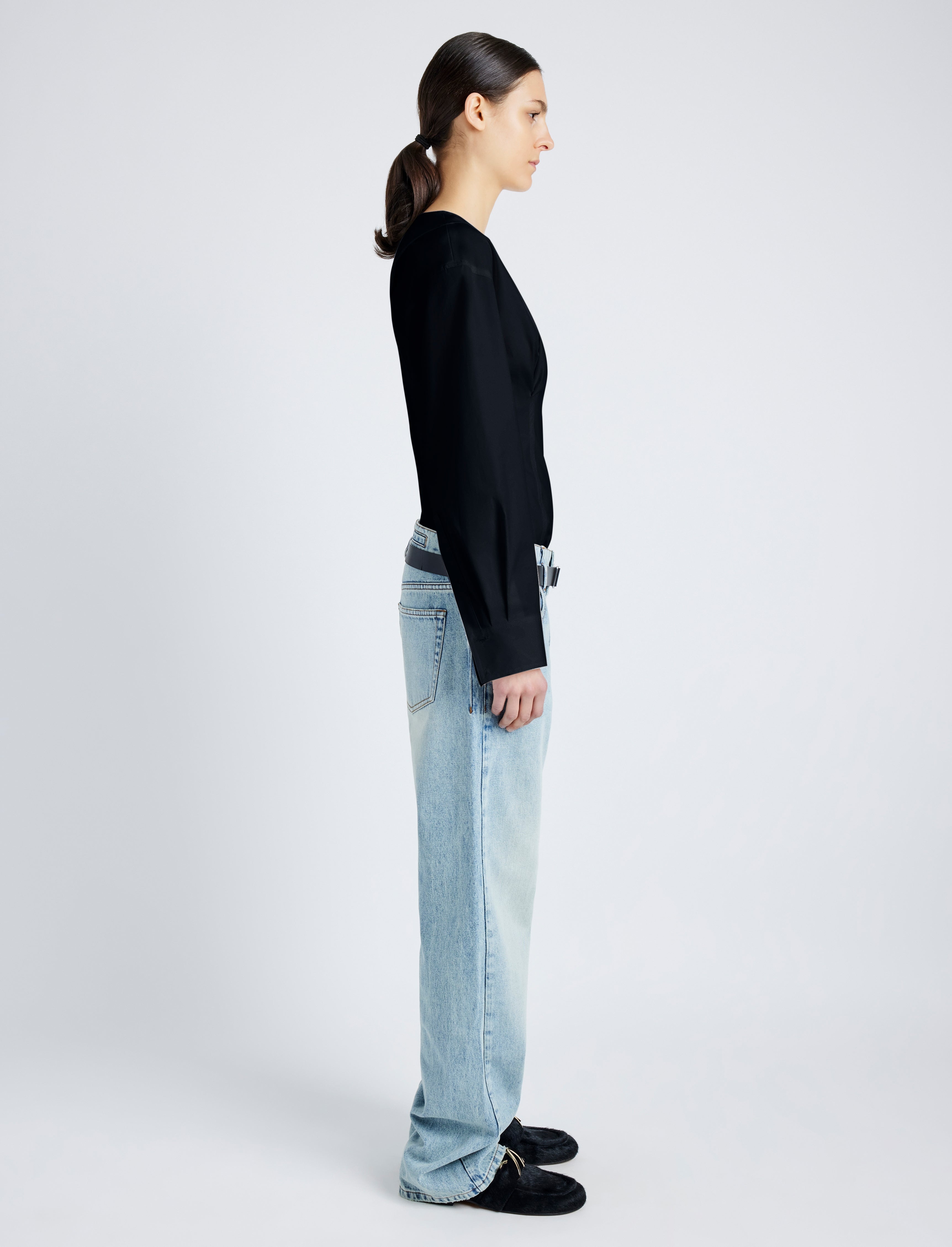 Ivonne Top in Eco Poplin - 4