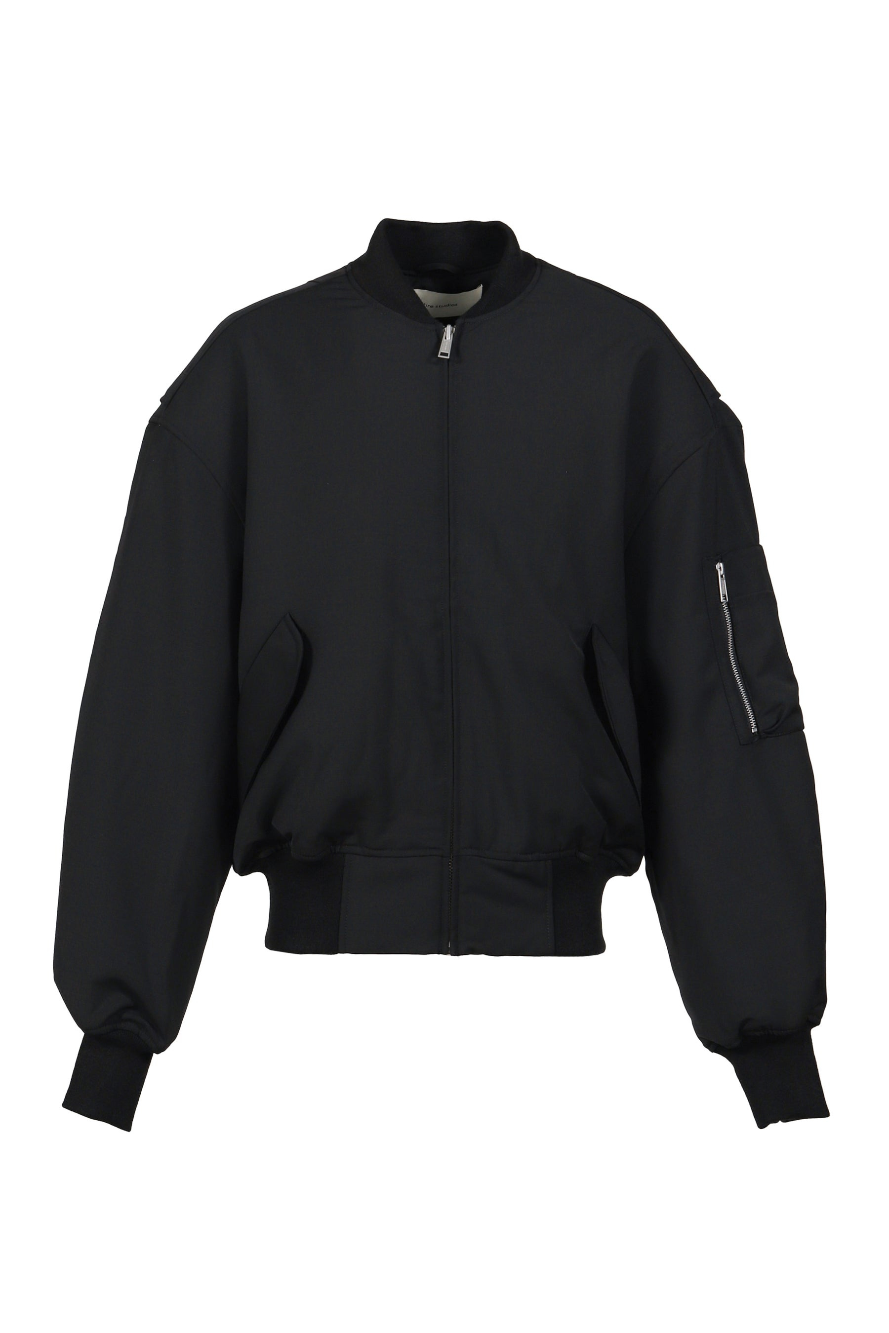 BROAD BOMBER WOOL / BLACK - 1