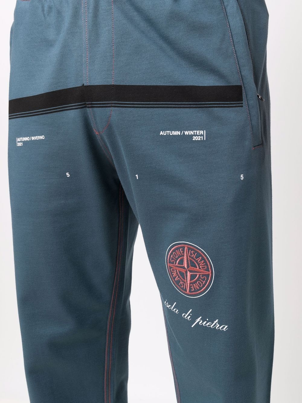 Compass-print track pants - 5