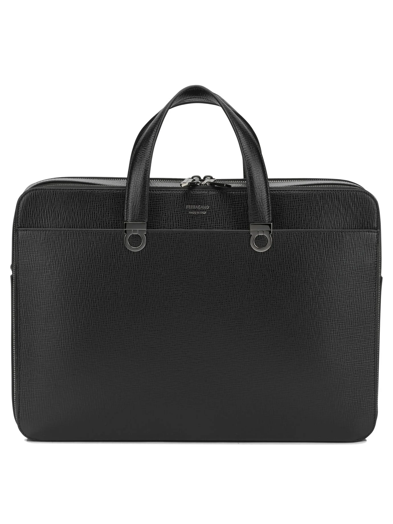Ferragamo Gancini Large Handbag Black Men - 1