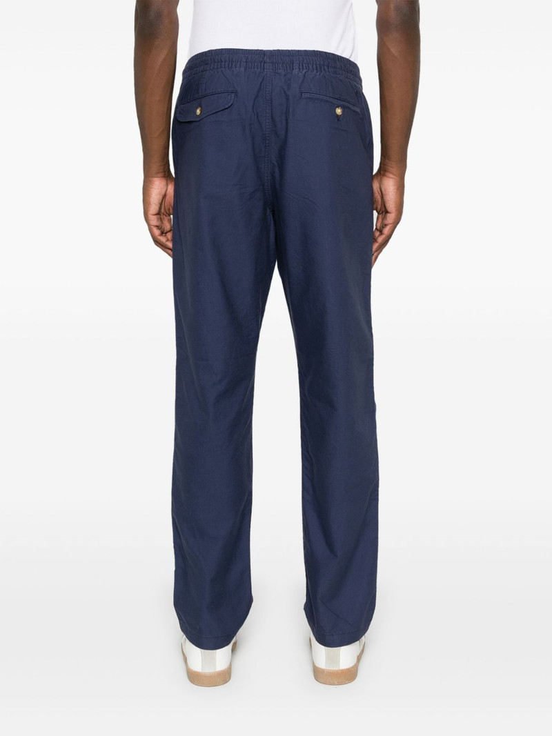 drawstring cotton tapered trousers 4
