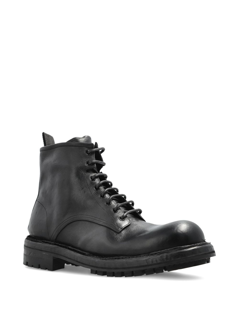 lace-up leather boots - 2