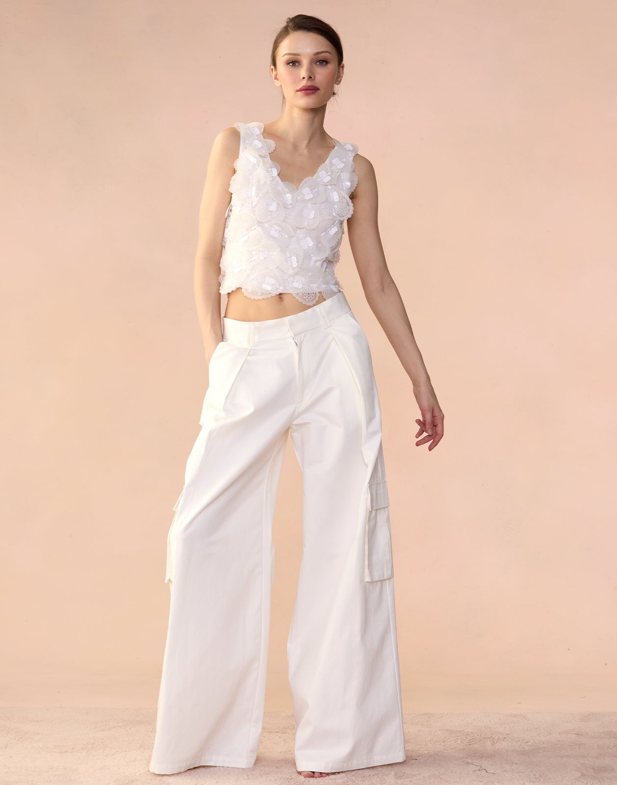 Marbella Cotton Cargo Pant - 3