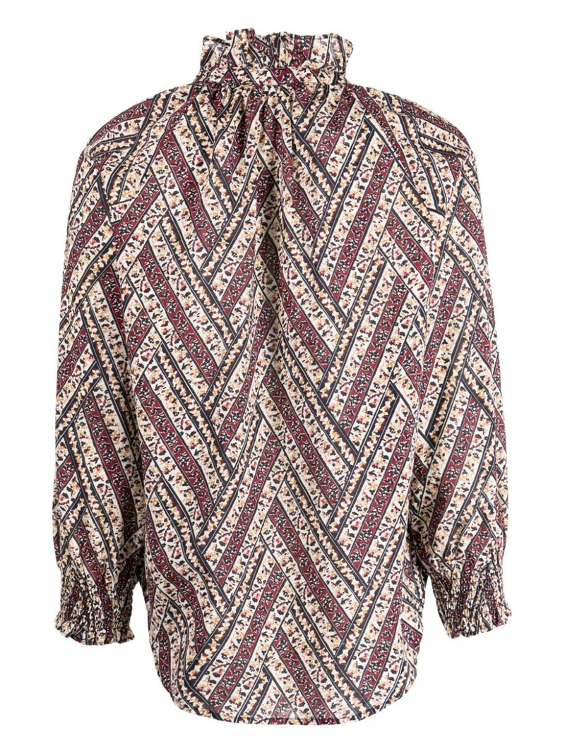 VERONICA BEARD Calisto floral-print blouse outlook