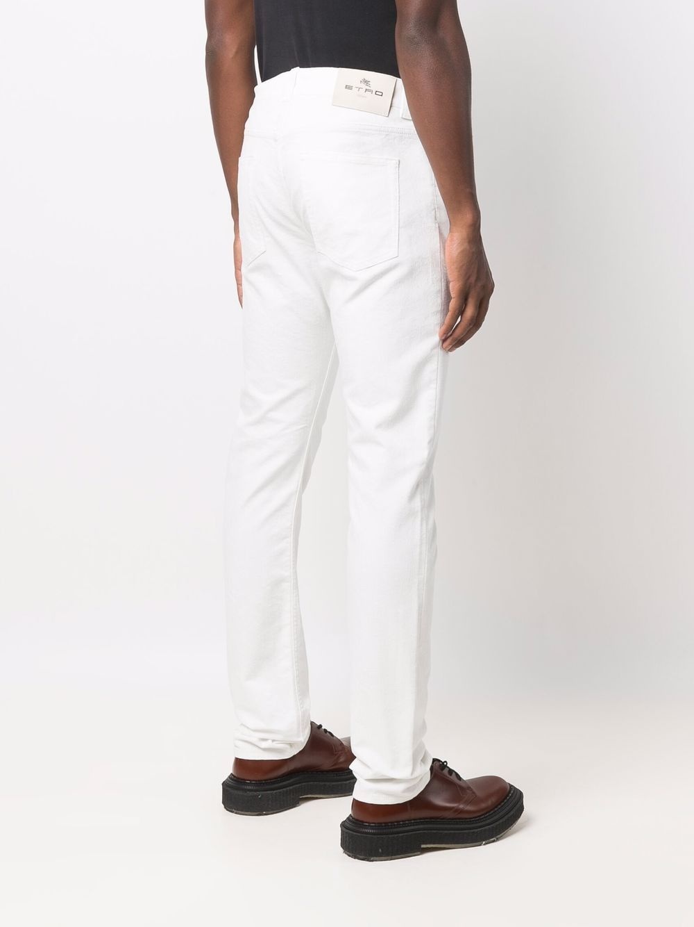 mid-rise slim-cut jeans - 4