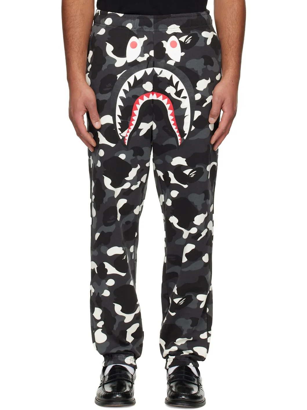 Black City Camo Shark Sweatpants - 1