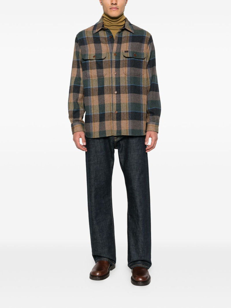 Nudie Jeans Robban plaid long-sleeve shirt outlook