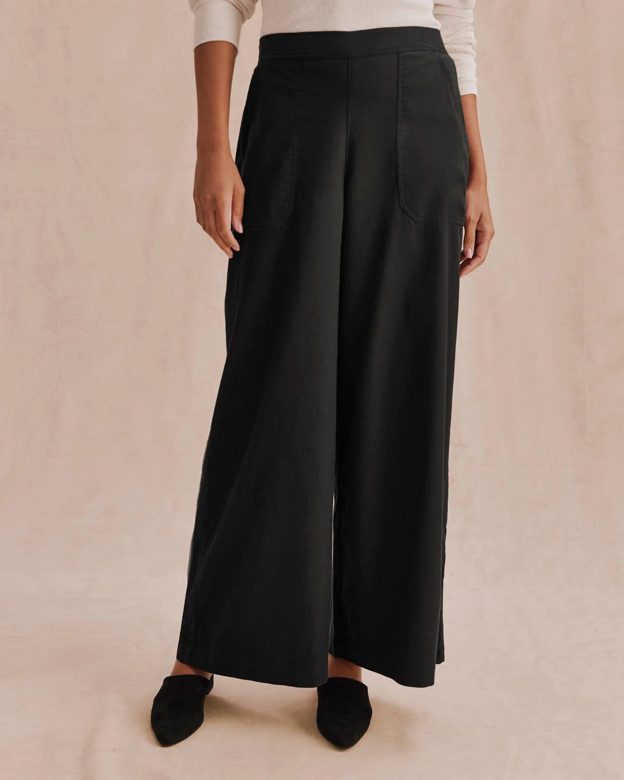 The Angie Texture Slub Pant - 1