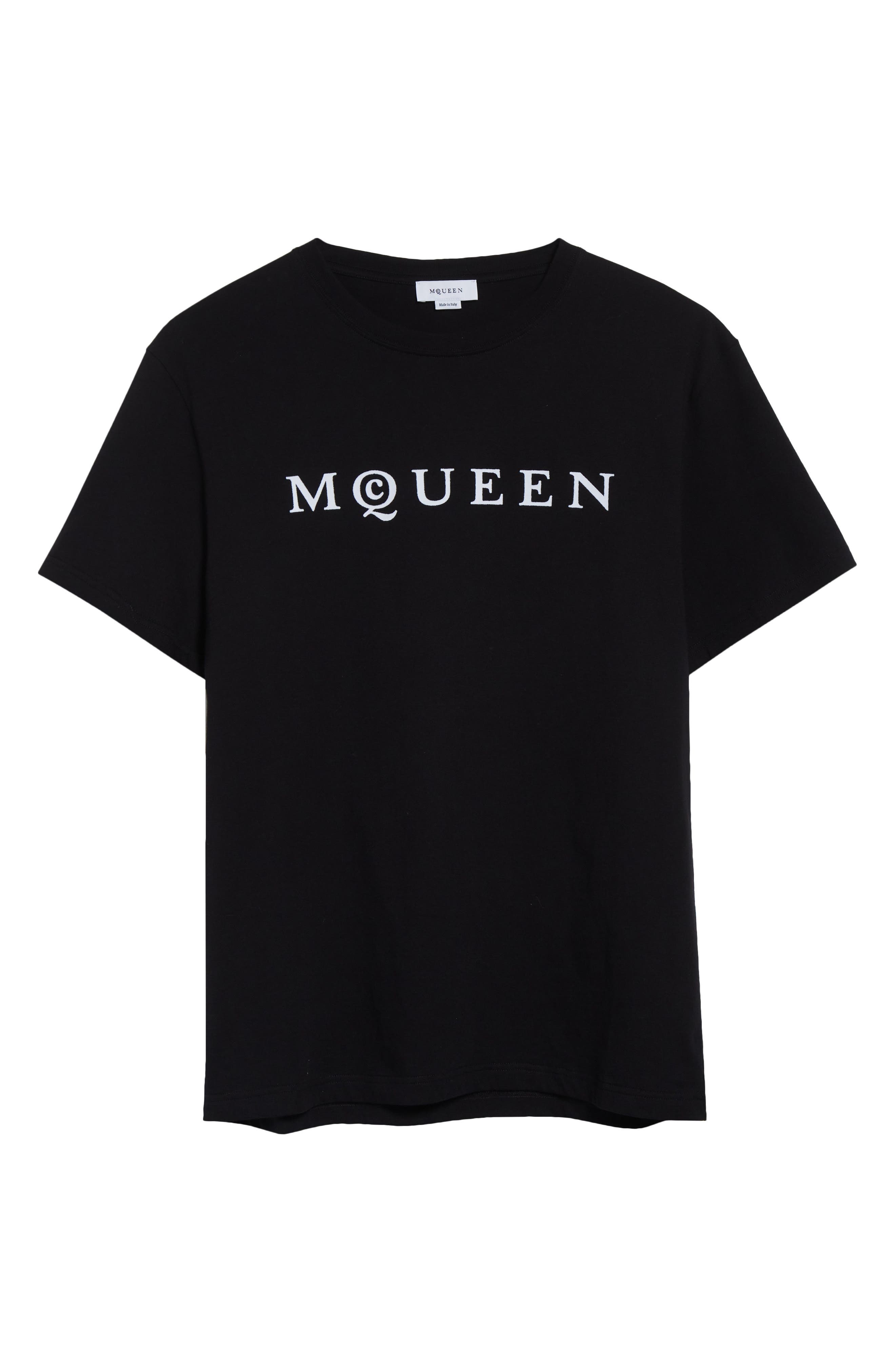 McQueen Logo Graphic T-Shirt in Black/White at Nordstrom - 5