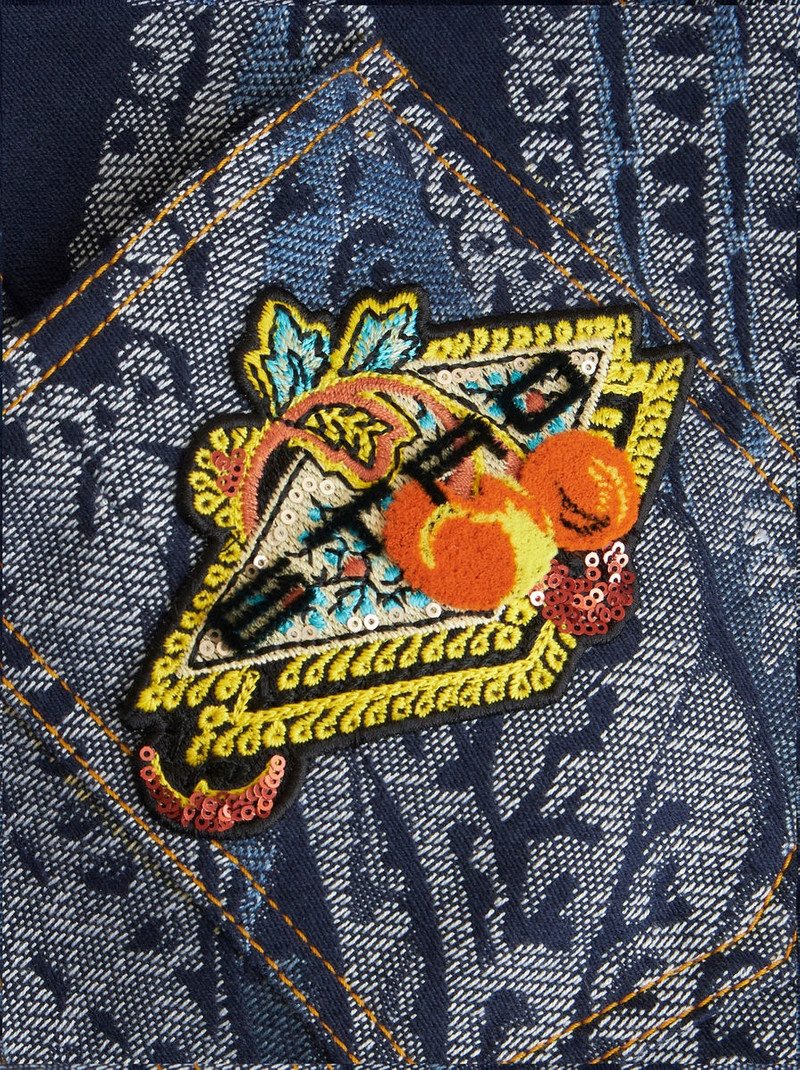 MINI JACQUARD DENIM JUMPSUIT 8