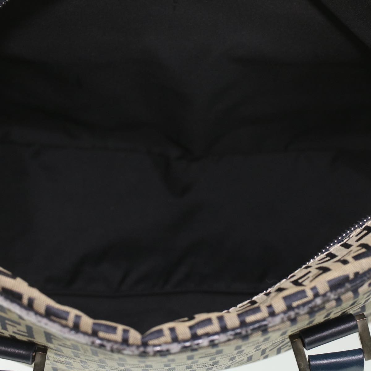 FENDI Zucchino Canvas Hand Bag Navy 71-16533-0-012 - 11