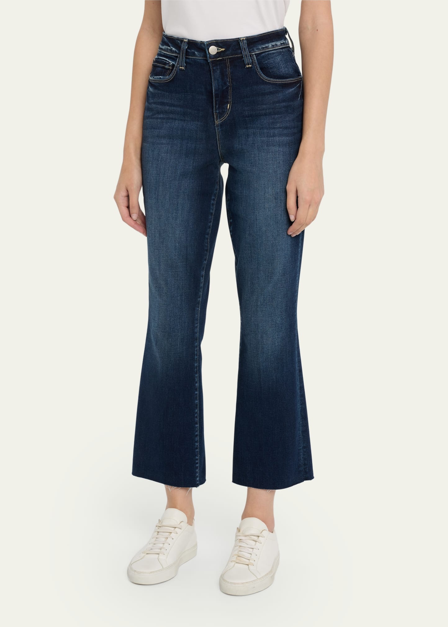 Kendra High Rise Kick-Flare Jeans - 4