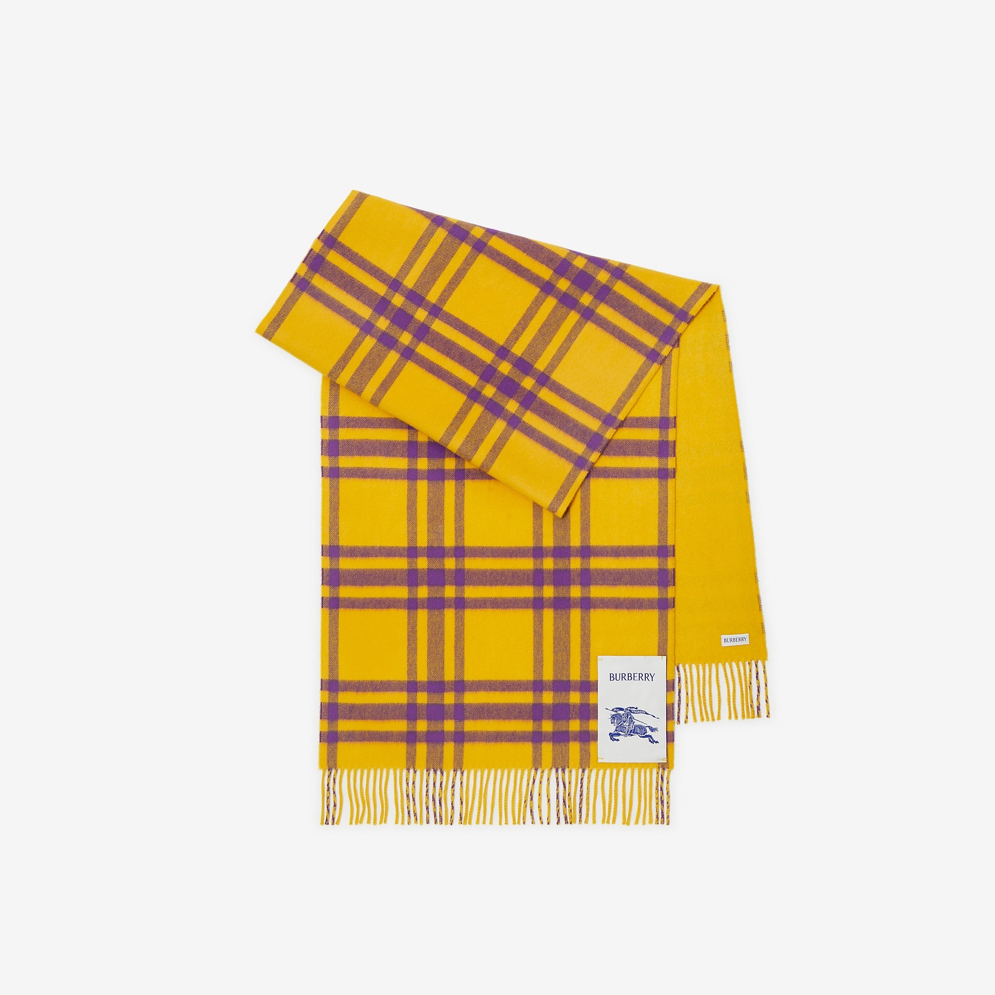 Check Cashmere Scarf - 1
