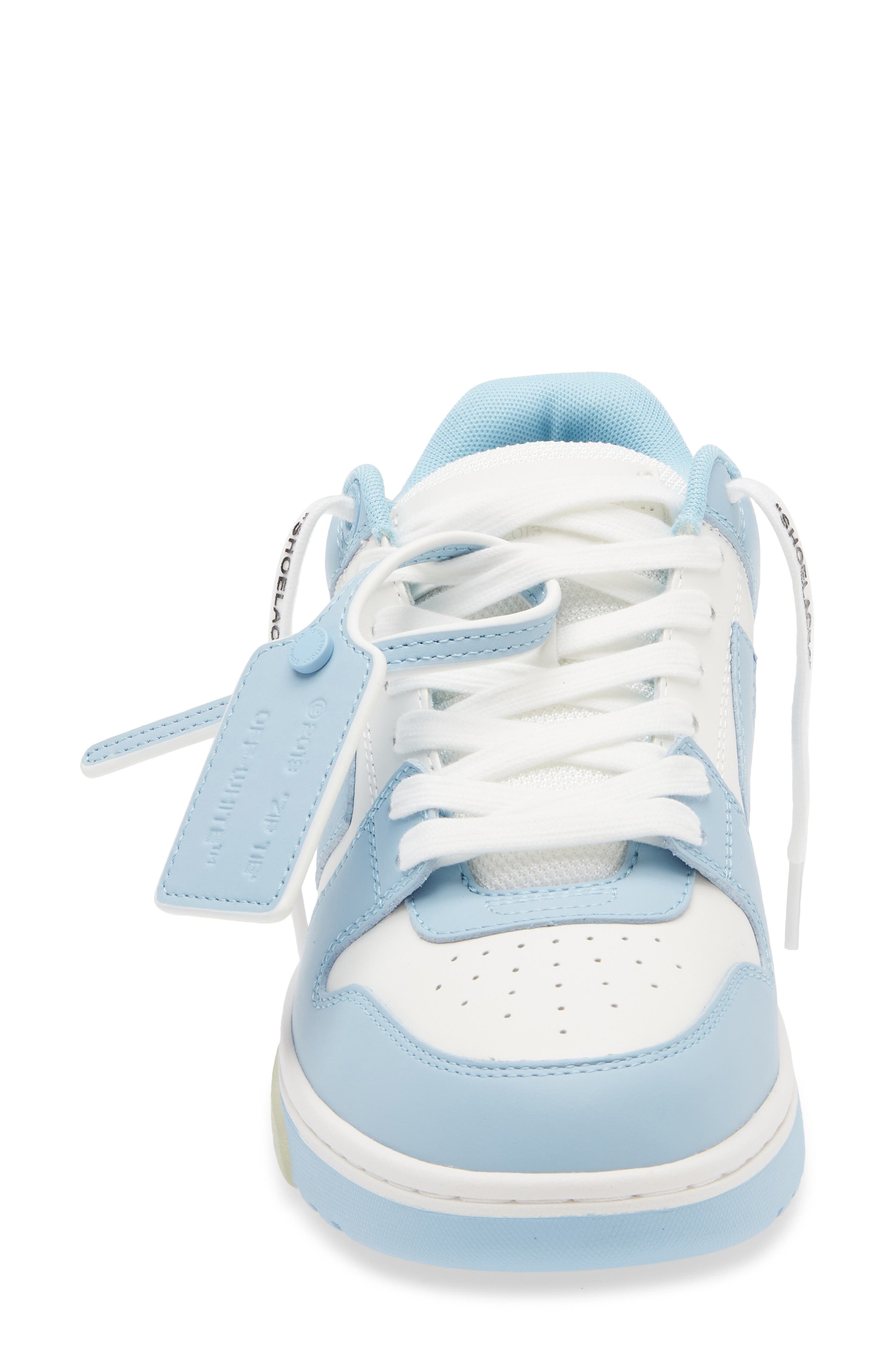 Off-White Out of Office Low Top Sneaker in White/Light Blue at Nordstrom - 4