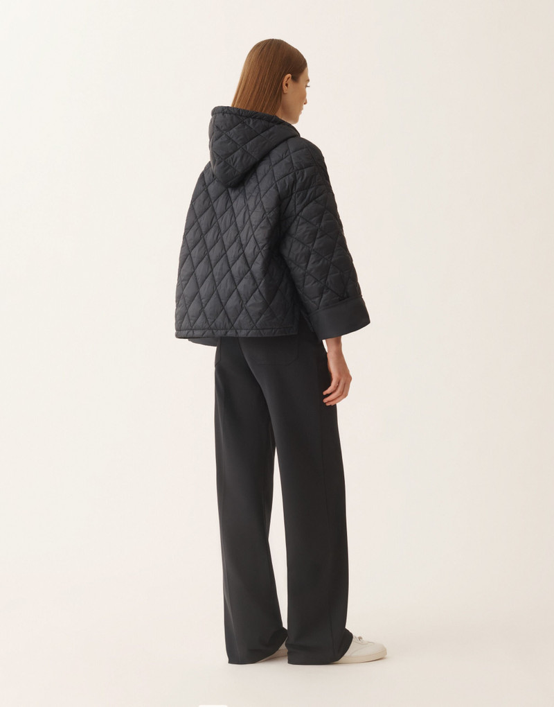 Ultralight technical down jacket in midnight blue 4