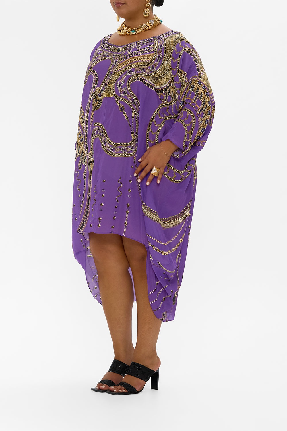 SCOOP BACK HEM DRESS - 11