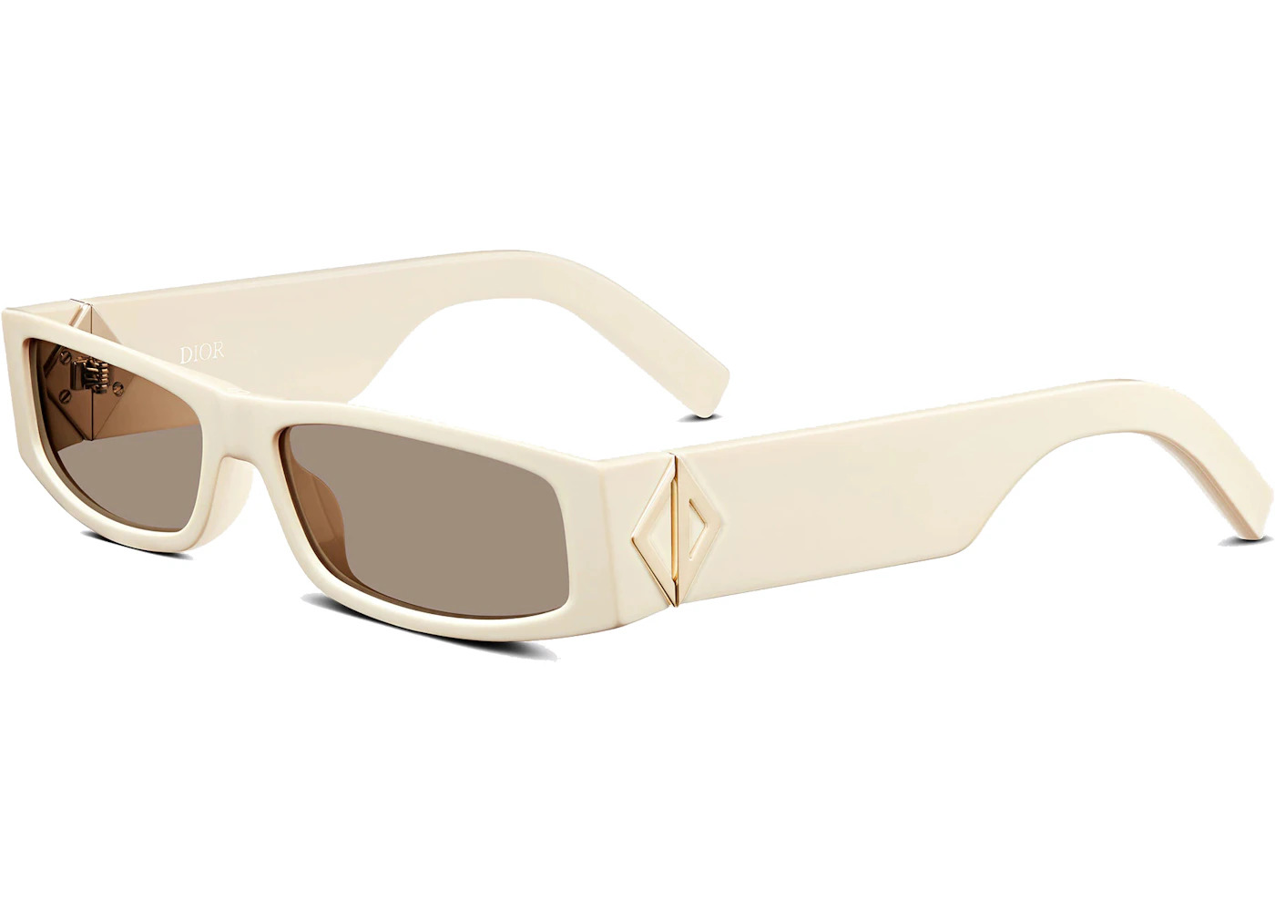 Dior x CACTUS JACK CD Diamond S1I Rectangular Sunglasses Ivory (TRVSS1IXR_50F0) - 2