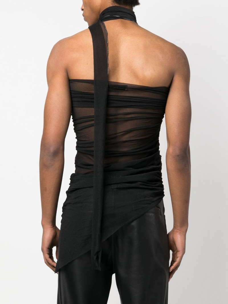 sheer asymmetric halterneck top 5