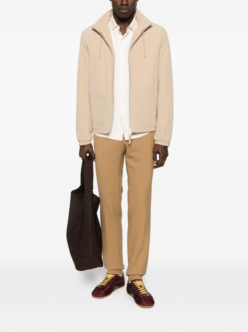 Sandro hooded zip-fastening jacket outlook