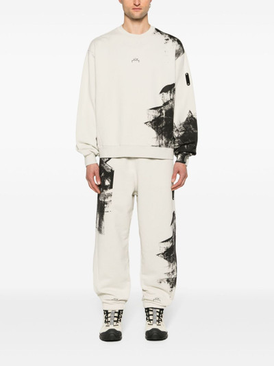 A-COLD-WALL* Brushstroke cotton track pants outlook