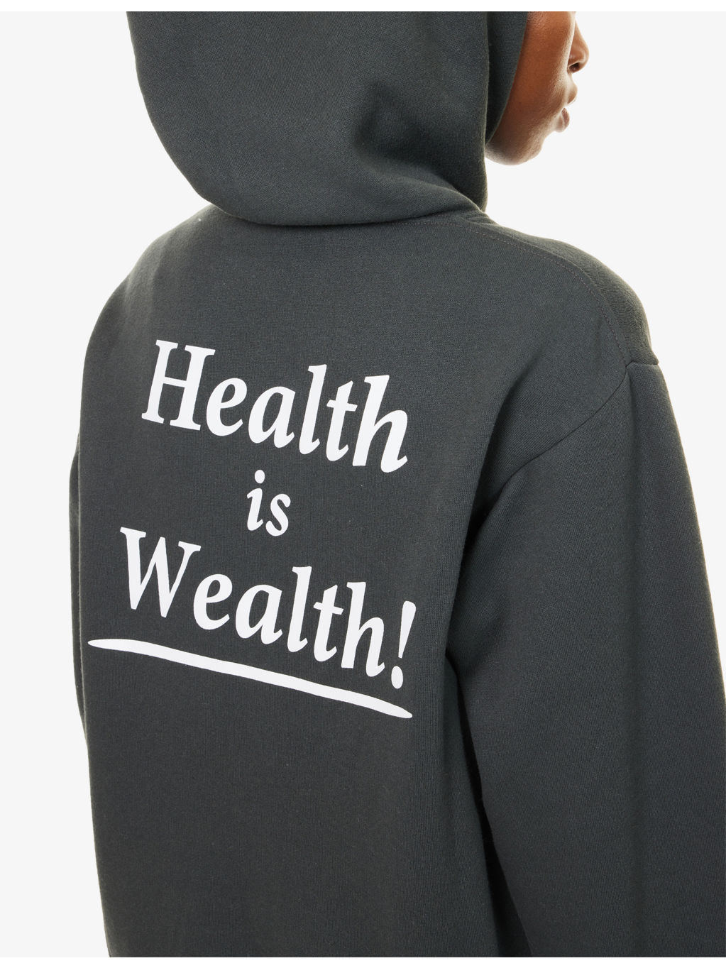 Logo-Print Relaxed-Fit Cotton-Blend Hoody - 5