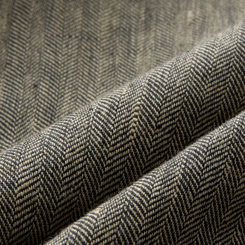 Crosby Classic-fit suit jacket in linen herringbone twill 8