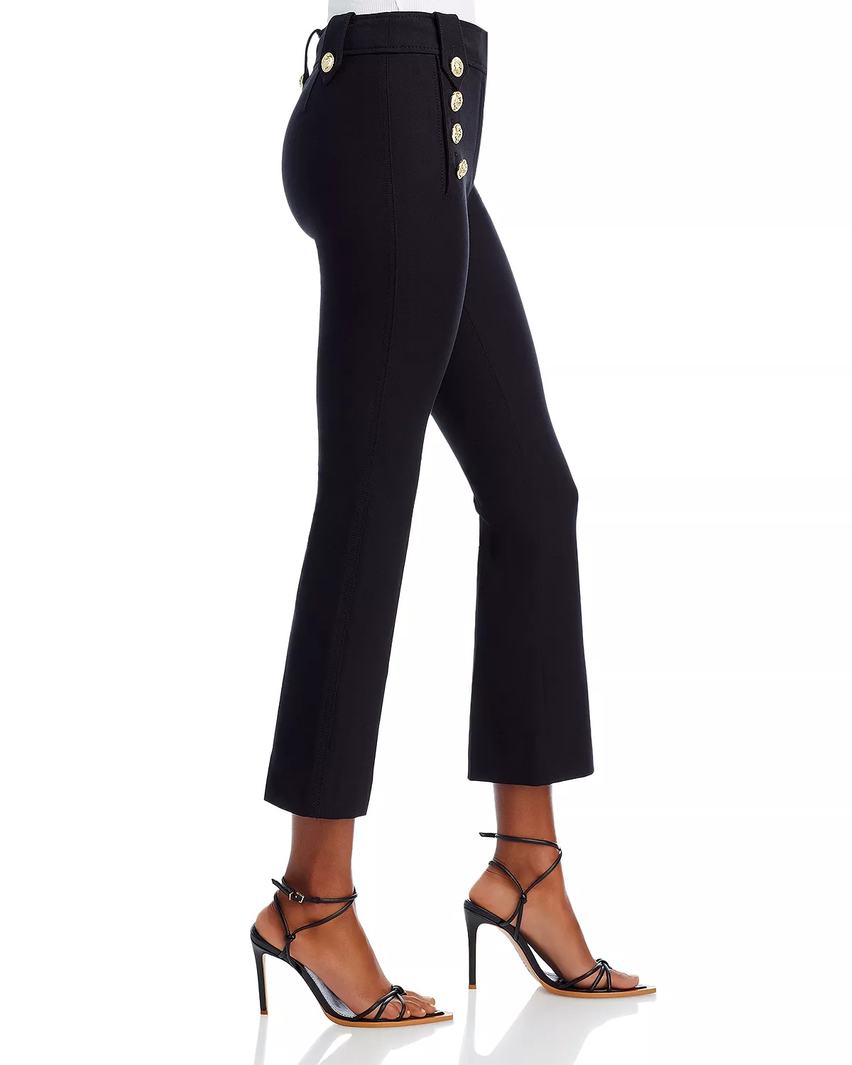 Robertson High Waisted Crop Flare Pants - 4