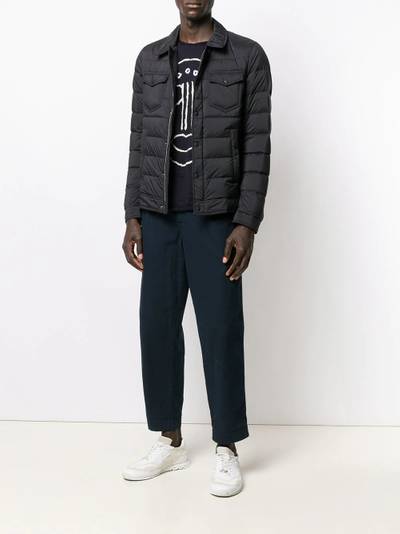 Herno long-sleeve down-feather jacket outlook