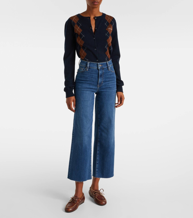 Le Slim Palazzo Crop wide-leg jeans 7